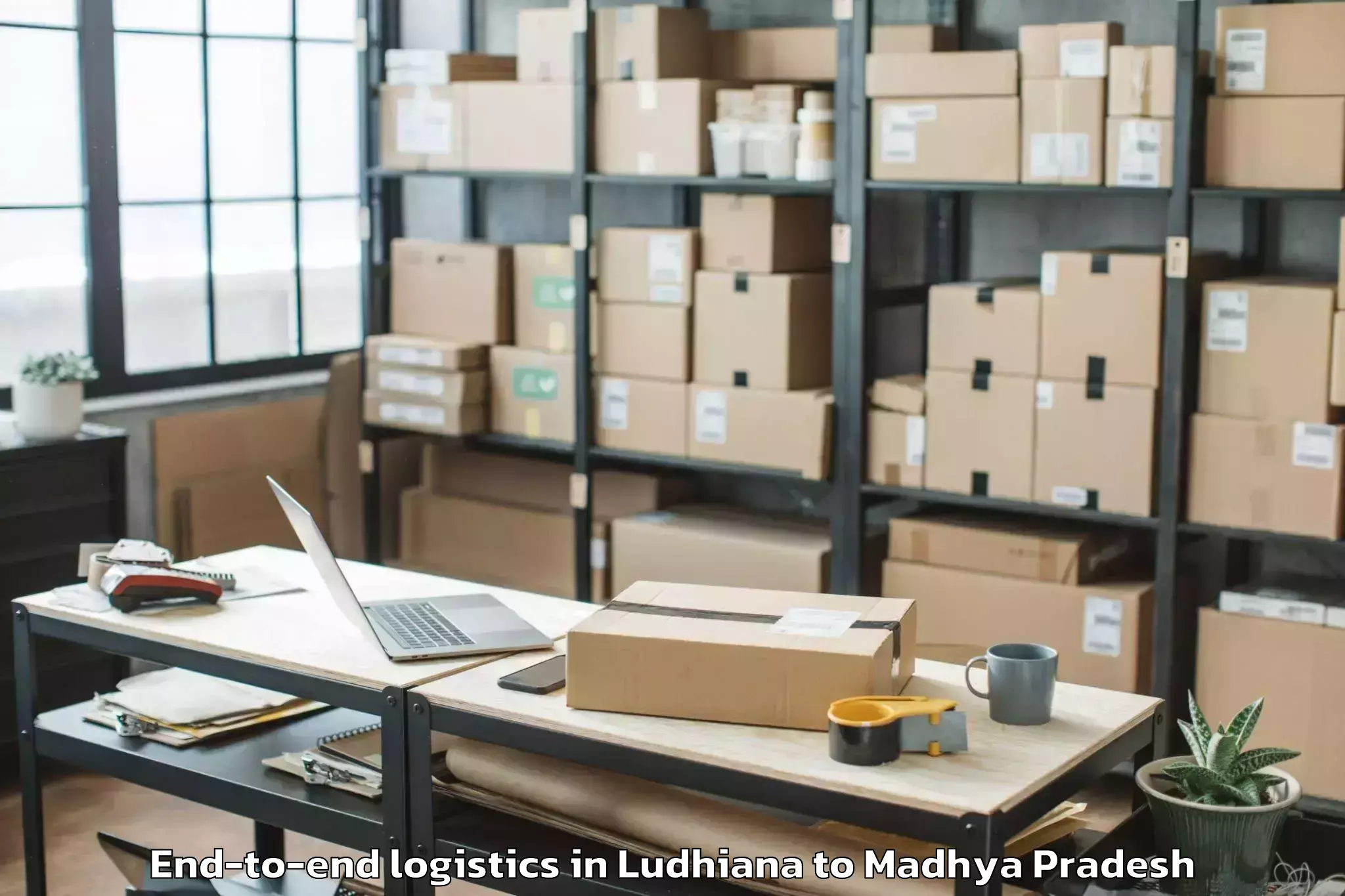 Top Ludhiana to Gwalior Airport Gwl End To End Logistics Available